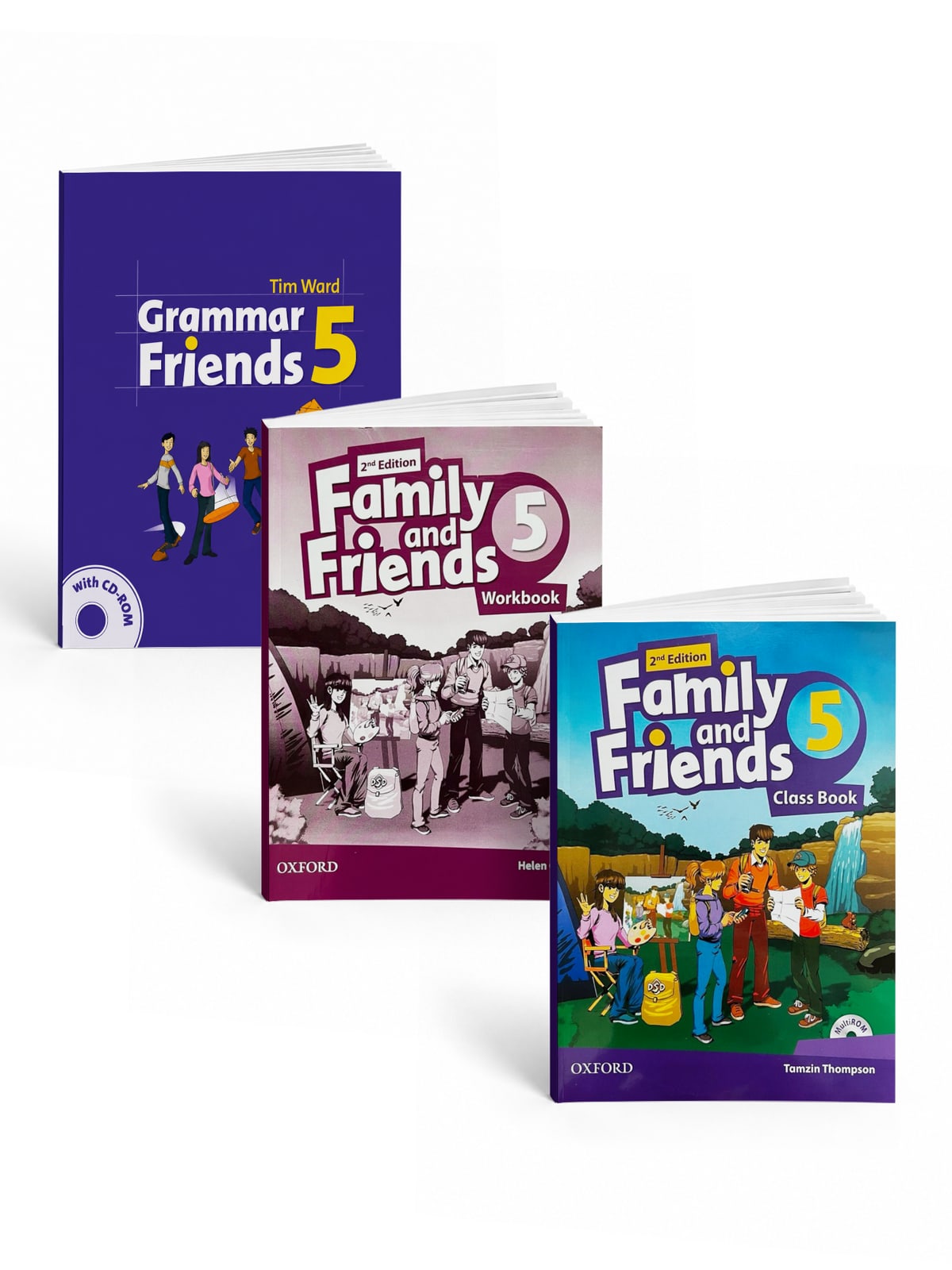 Family and Friends 5 (2nd Edition) + Grammar Friends 5: Учебник + Рабочая Тетрадь + Грамматика + CD/DVD и/или QR код доступа