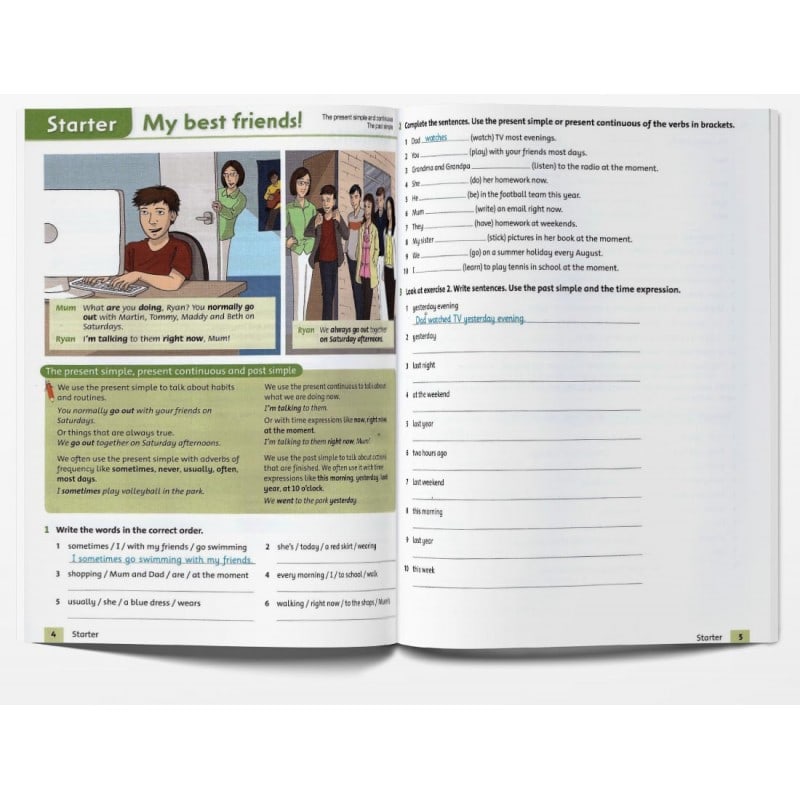 Family and Friends 5 (2nd Edition) + Grammar Friends 5: Учебник + Рабочая Тетрадь + Грамматика + CD/DVD и/или QR код доступа — изображение 5
