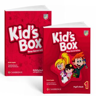 Kid's Box New Generation 1: Учебник + Рабочая Тетрадь + CD/DVD и/или QR код доступа