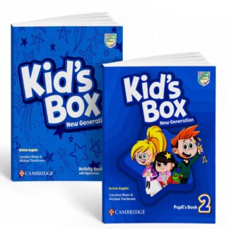 Kid's Box New Generation 2: Учебник + Рабочая Тетрадь + CD/DVD и/или QR код доступа