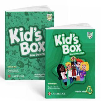 Kid's Box New Generation 4: Учебник + Рабочая Тетрадь + CD/DVD и/или QR код доступа