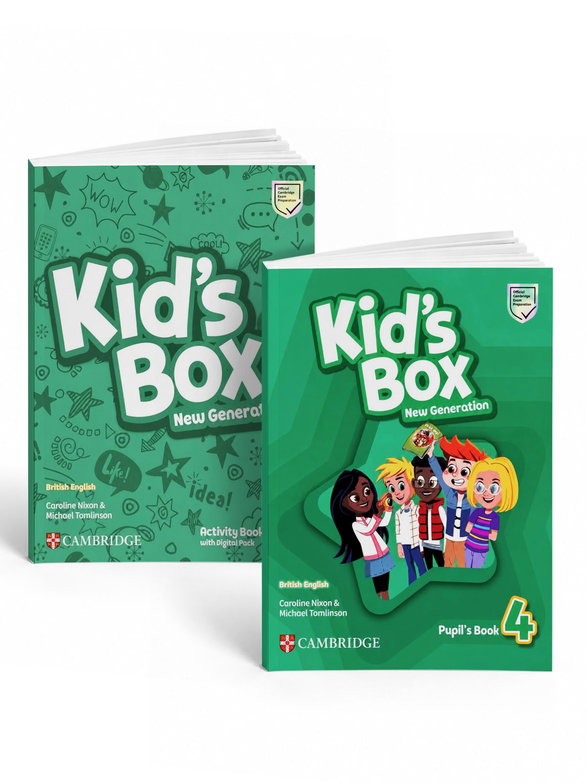 Kid's Box New Generation 4: Учебник + Рабочая Тетрадь + CD/DVD и/или QR код доступа