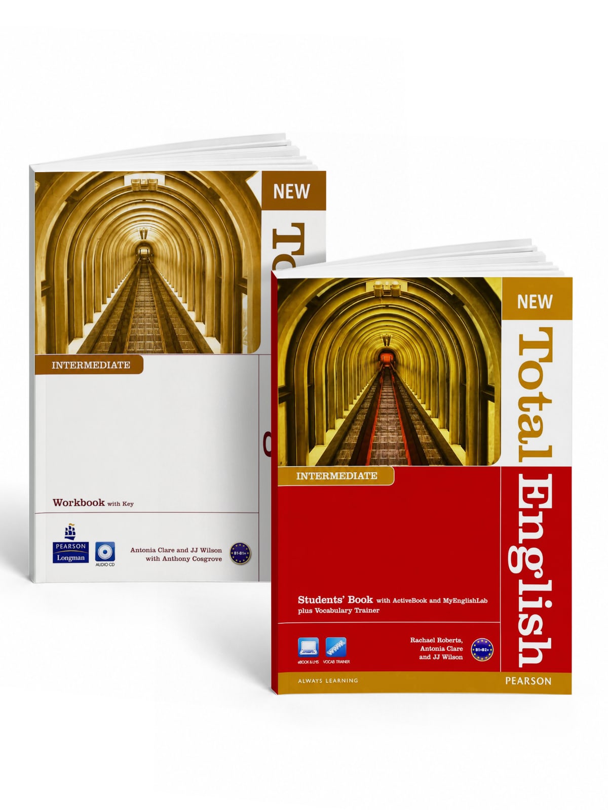 New Total English Intermediate: Учебник + Рабочая Тетрадь + CD/DVD и/или QR код доступа
