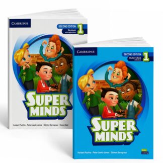 Super Minds 1 (2nd Edition) + Super Practice Book 1: Учебник + Рабочая Тетрадь + Грамматика + CD/DVD и/или QR код доступа
