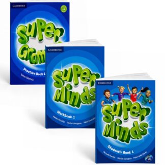 Super Minds 1 + Super Grammar Practice Book 1: Учебник + Рабочая Тетрадь + Грамматика + CD/DVD и/или QR код доступа