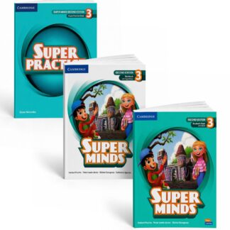 Super Minds 3 (2nd Edition) + Super Practice Book 3: Учебник + Рабочая Тетрадь + Грамматика + CD/DVD и/или QR код доступа